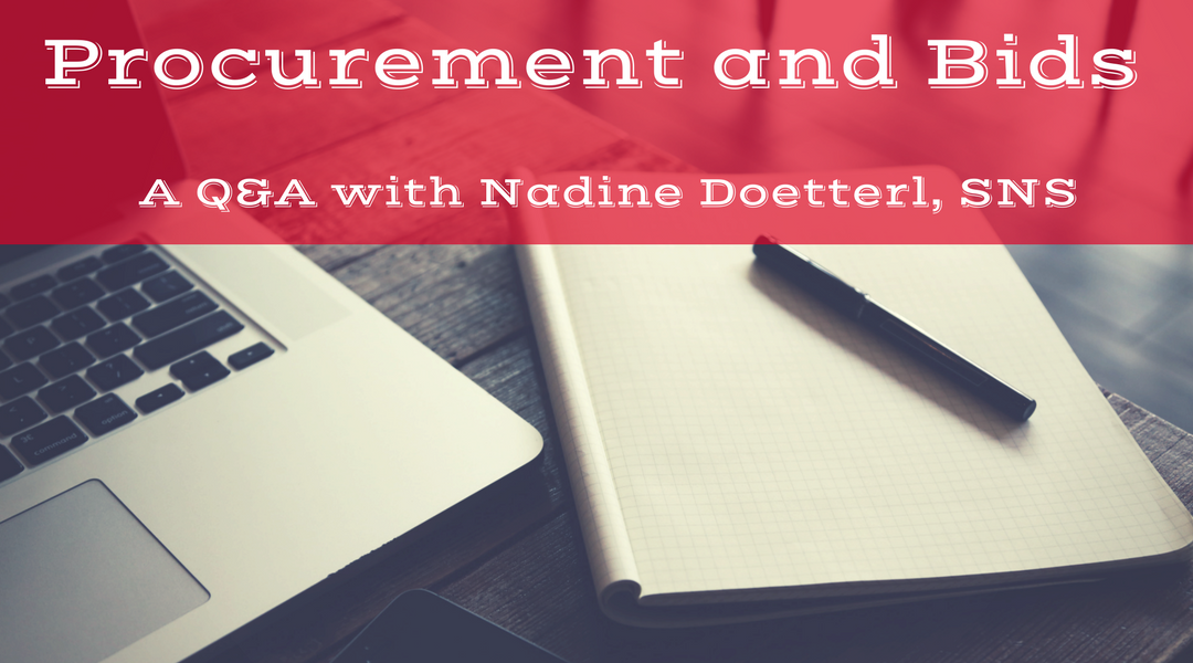 Procurement and Bids: A Q&A with Nadine Doetterl, SNS