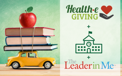 Where Our Health-e Giving Story With The Leader In Me and Hazel Dell Elementary Begins