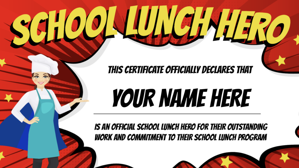 School Lunch Hero Day Healthe Pro
