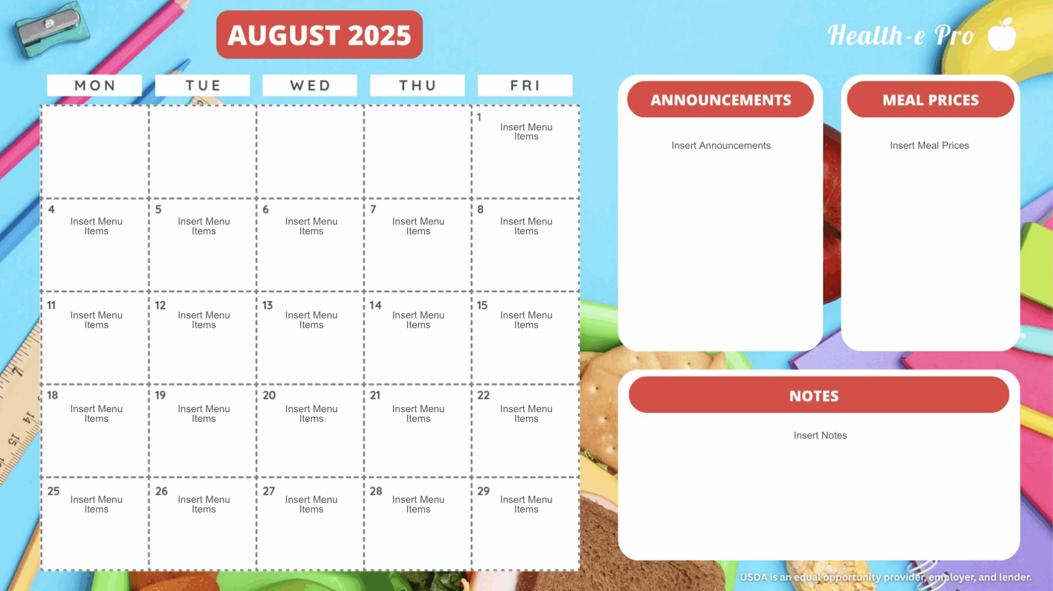 2025-26 Google Calendars
