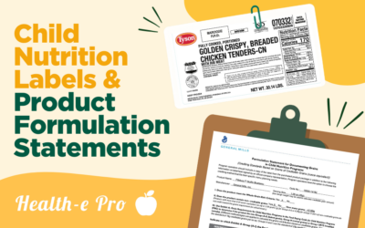 Child Nutrition Labels and Product Formulation Statements: What School Nutrition Programs Need to Know