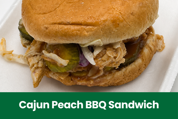 Cajun Peach BBQ Sandwich Cajun Peach BBQ Sandwich